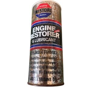 Vintage Restorer & Lubricant Can-6 Cylinder Can-Full Collectible